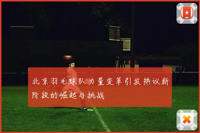 北京羽毛球队力量变革引发热议新阶段的崛起与挑战