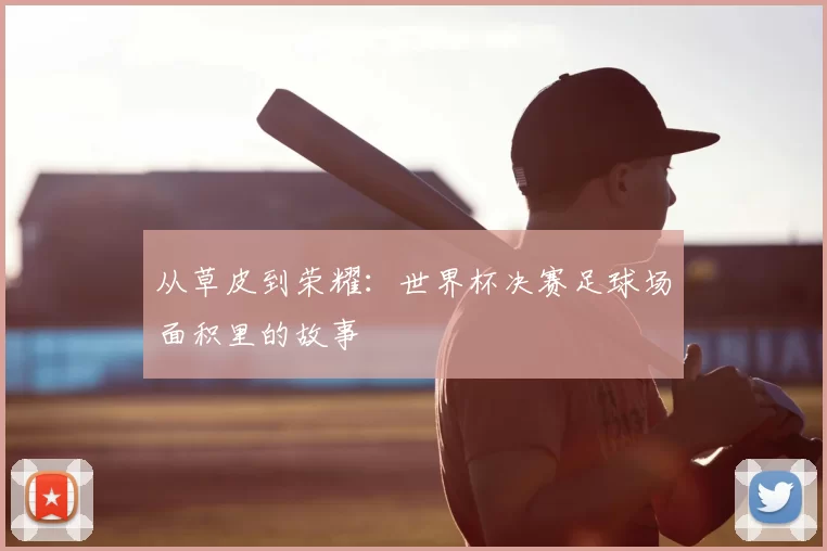 从草皮到荣耀：世界杯决赛足球场面积里的故事