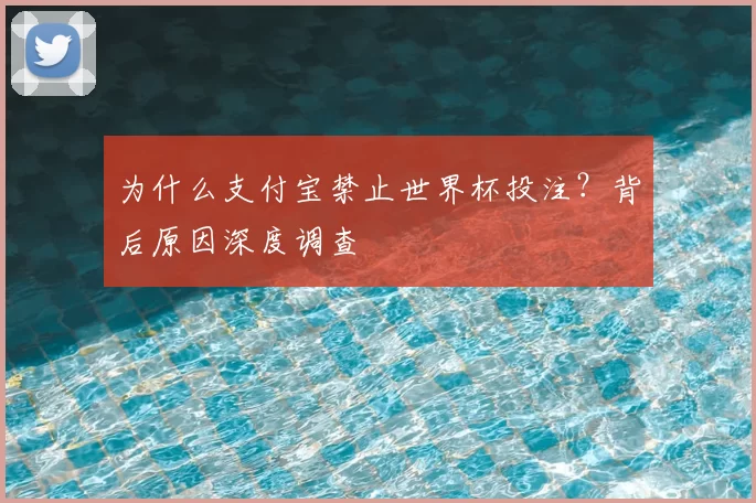 为什么支付宝禁止世界杯投注?背后原因深度调查