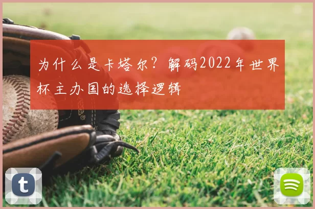 为什么是卡塔尔?解码2022年世界杯主办国的选择逻辑