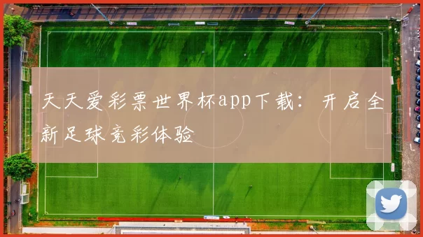 天天爱彩票世界杯app下载：开启全新足球竞彩体验