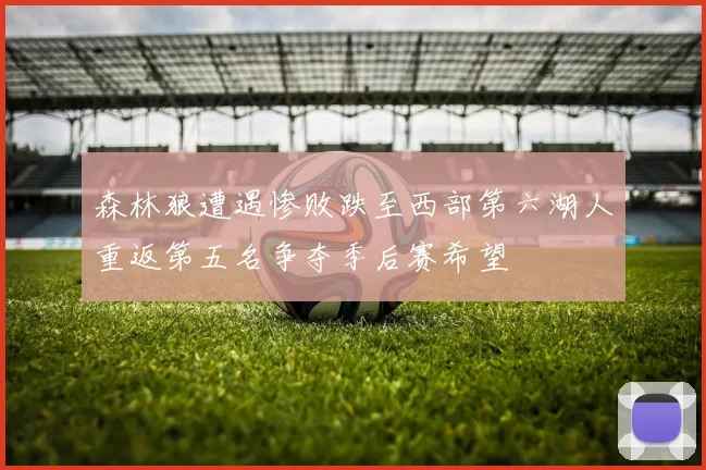 森林狼遭遇惨败跌至西部第六湖人重返第五名争夺季后赛希望